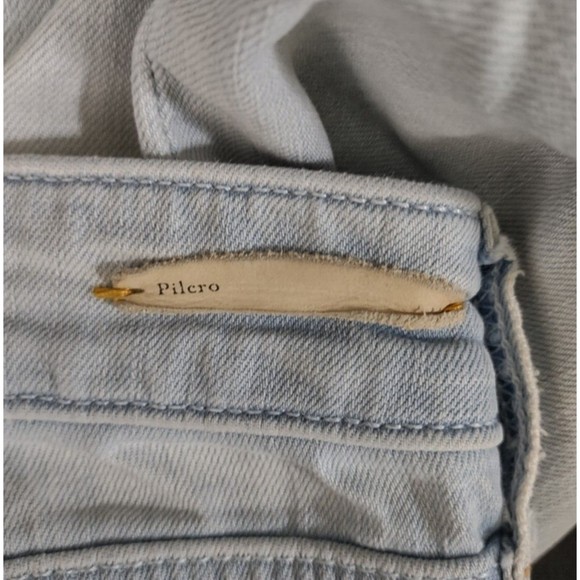 Pilcro and the Letterpress Skinny Jeans Womens 26 Anthropologie Light Wash Pants - Picture 6 of 7